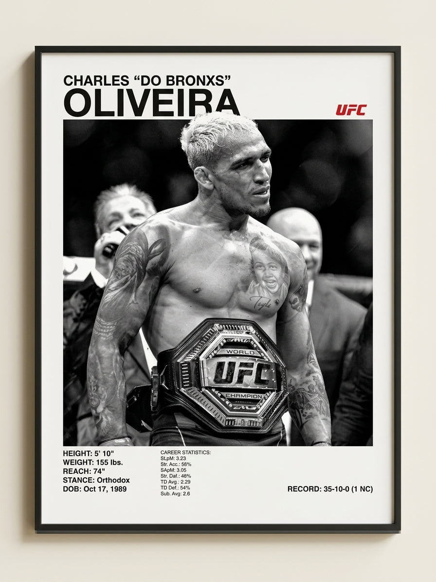 Charles Oliveira Tablo (30x40)