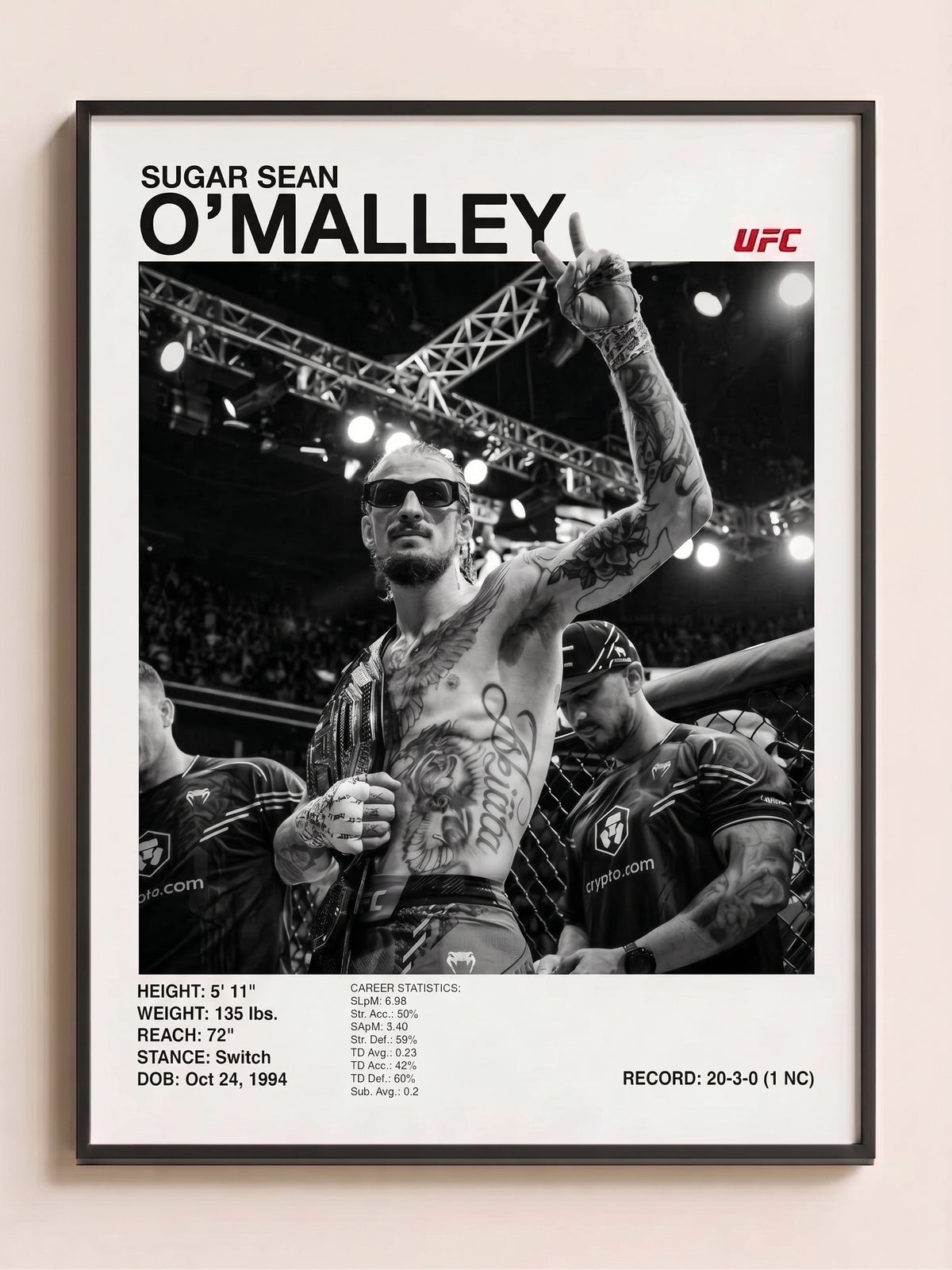 Sean O'Malley Tablo (30x40)