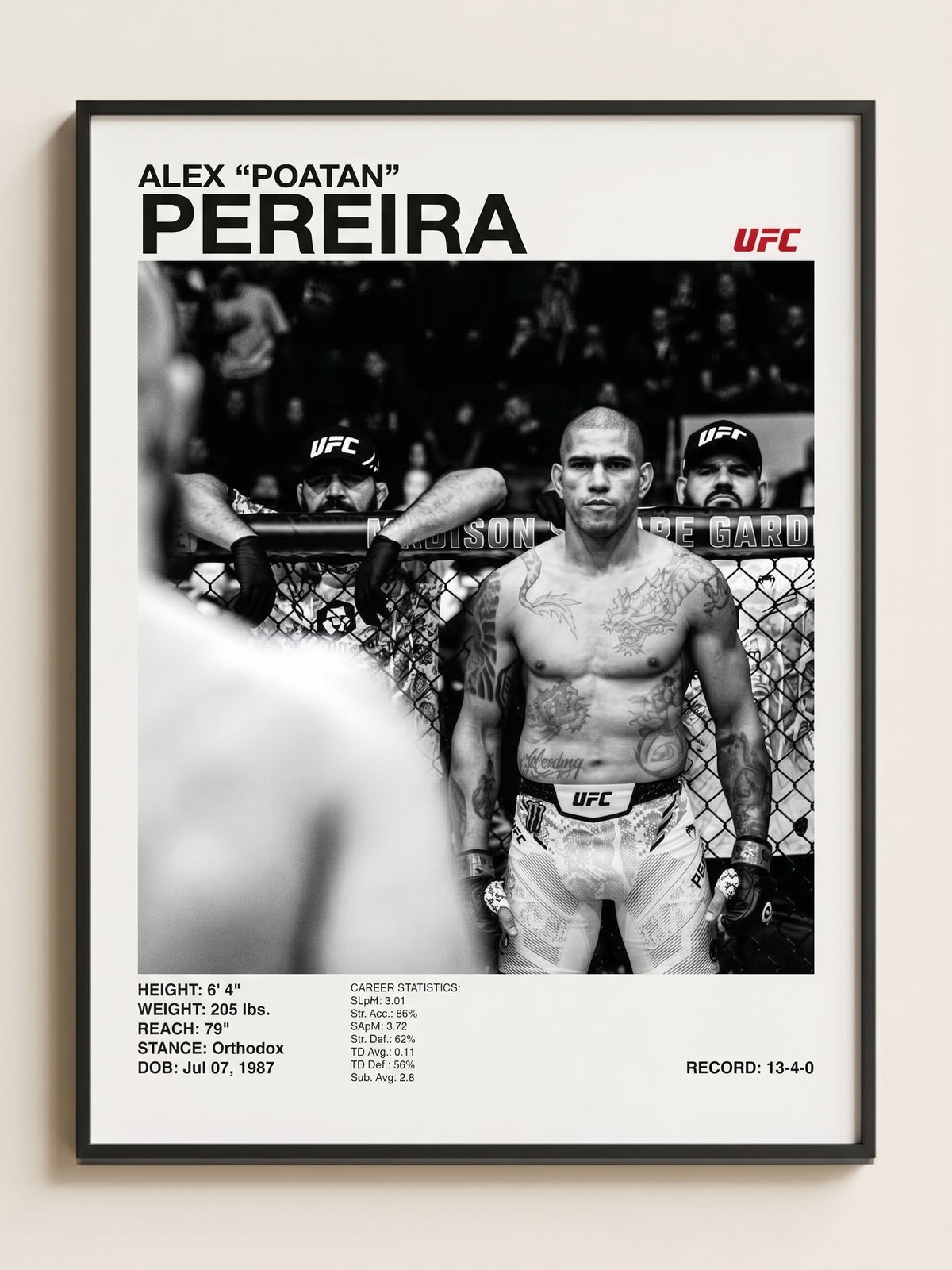 Alex Pereira Tablo (30x40)