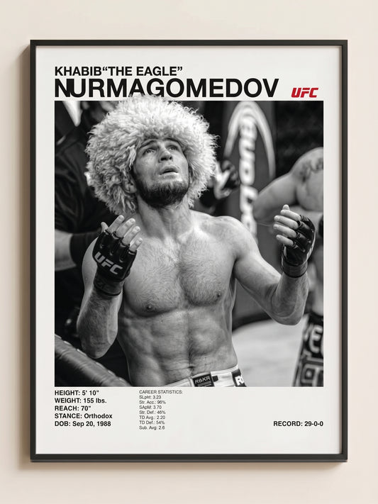 Khabib Nurmagomedov Tablo (30x40)