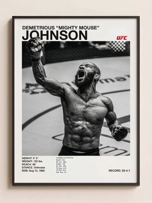 Demetrious Johnson Tablo (30x40)